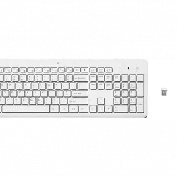Pack Teclado + Ratón - HP Combo de teclado y ratón inalámbricos 230, Inalámbrico, Bluetooth, Blanco
