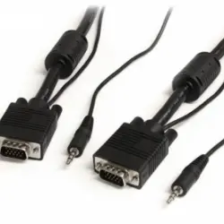 Startech.com Cable Coax Para Monitor Vga Alta Resolución C/ Audio