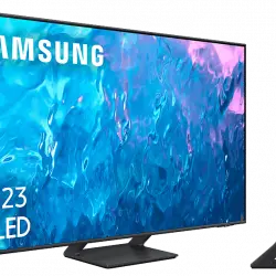 TV QLED 65" - Samsung TQ65Q70CATXXC, UHD 4K, Smart TV, Motion Xcelerator Turbo+, Quantum HDR, Diseño Airslim, DVB-T2 (H.265), Titan Gray