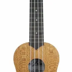 Ukelele Soprano Aria Mod Au-7,color Madera Natural.