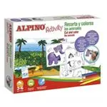 Alpino activity - Recorta y colorea