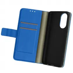 Avizar Funda de Aspecto Granulado con Tarjetero y Soporte Azul para Honor 50/Huawei Nova 9