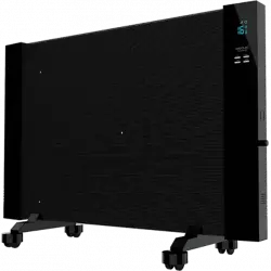 Calefactor - Cecotec Ready Warm 3100 Smart Now, Placa radiante de mica, 2000 W, Mando a distancia, LCD, Temporizador, 2 Modos, Negro