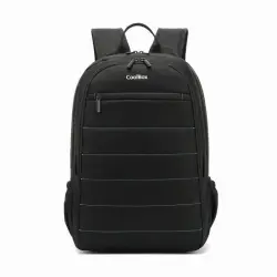 CoolBox Mochila Impermeable Negra para Portátil hasta 15.6"