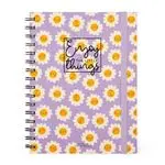 Cuaderno Legami L con espiral rayas Daisy