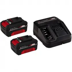 Einhell Starter Kit Power X-Change Kit 2 Baterías 18V 3Ah + Cargador Rápido