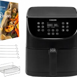 Freidora de aire - Cosori Smart Chef Edition, Control APP, Capacidad 5,5L, Potencia 1700W, Temp máx 205ºC