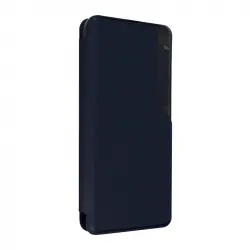 Funda Galaxy A14 5g Ventana De Visualización De La Hora Soporte Vídeo Azul