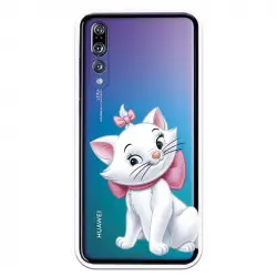 Funda Oficial Disney Marie Silueta Transparente Para Huawei P20 Pro - Los Aristogatos