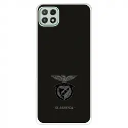 Funda Para Samsung Galaxy A22 5g Del Escudo Fondo Negro - Licencia Oficial Benfica