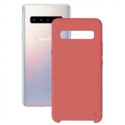Ksix Funda Semirrígida TPU para Samsung Galaxy S10 Roja