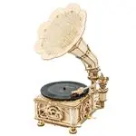 Maqueta DIY Robotime Classic Gramophone ( Eléctrico + manual)