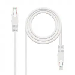Nanocable Cable de Red RJ45 UTP AWG24 Cat. 5e 5m Blanco