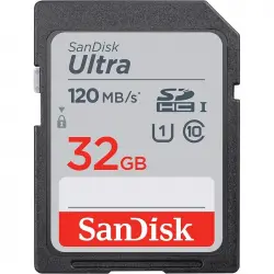 Sandisk Ultra Tarjeta SDHC 32Gb UHS-1 Clase 10