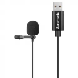 Saramonic SR-ULM10 Micrófono de Solapa USB 2m Negro
