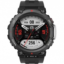Smartwatch - Amazfit T-REX 2, 1.39 ", Polímero/ Aleación, Protección `10 ATM, Hasta 24 días, BT 5.0, Negro