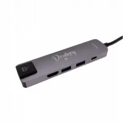 Adaptador Usb Tipo C 5 En 1, Multipuerto Donkey Pc Donkcn05