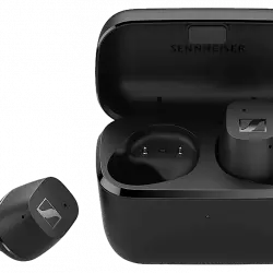 Auriculares True Wireless - Sennheiser CX 200 Black, Bluetooth, Cancelación ruido, Con micrófono, Resistente al agua, Negro