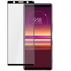Avizar Protector Cristal Templado Negro para Sony Xperia 5