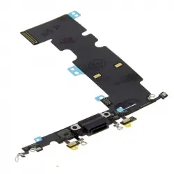 Clappio Repuesto Puerto de Carga Lightning Negro para iPhone 8 Plus