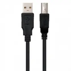 Ewent Cable USB-A 2.0 a USB-B Macho/Macho 1.8m Negro
