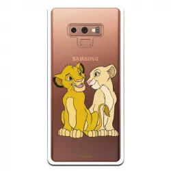 Funda Oficial Disney Simba Y Nala Transparente Para Samsung Galaxy Note9 - El Rey León