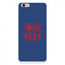 Funda Para Iphone 6 Plus Del Barcelona Escudo Rojo Fondo Azul - Licencia Oficial Fc Barcelona