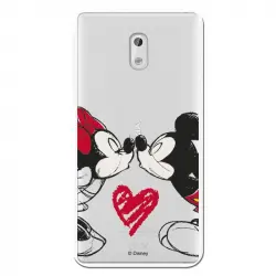 Funda Para Nokia 3 Oficial De Disney Mickey Y Minnie Beso - Clásicos Disney