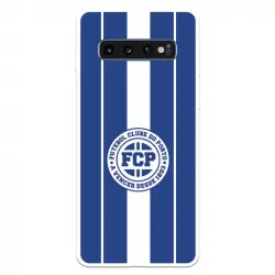 Funda Para Samsung Galaxy S10 Plus Del Fútbol Club Oporto Escudo Azul - Licencia Oficial Fútbol Club Oporto