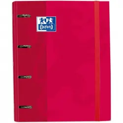 Oxford Classic EuropeanBinder Carpeblock Archivador con Recambio A4+ Rojo