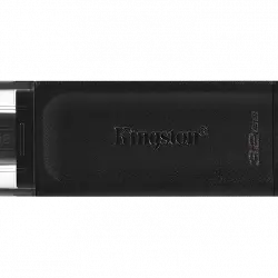 Pendrive para móvil 32 GB - Kingston Datatraveler 70, 100 MB/s, Compatible USB-C, Negro