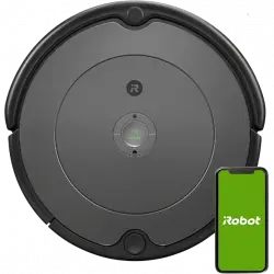 Robot aspirador - iRobot ROOMBA R697, 33 W, Autonomía 60 min, Aerovac, Control por voz, Negro