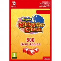 Super Kirby Clash: 800 Gemas Manzana Nintendo Switch Nintendo eShop