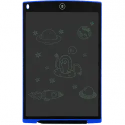 Tableta LCD portátil - Dam DMAB0056C30, 12", Pen, Borrado fácil, Cristal líquido, Azul