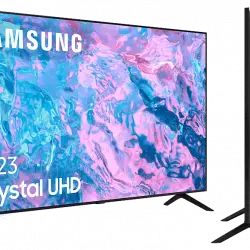 TV LED 85" - Samsung TU85CU7175UXXC, UHD 4K, Smart TV, PurColor, Object Tracking Sound Lite, Adaptive Sound, Motion Xcelerator, Negro