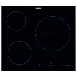 Zanussi ZHRX639K Placa Vitrocerámica 3 Zonas 60cm Negra