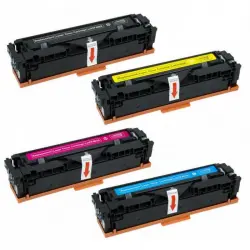 Zipzap Tóners Compatibles HP CE400X/CE401A/CE402A/CE403A Negro/Tricolor Pack 4