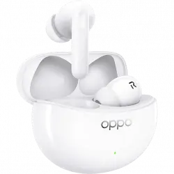 Auriculares True Wireless - OPPO Enco Air3 Pro, Autonomía 7h, Doble micrófono, Algoritmo de IA, Blanco
