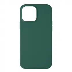 Avizar Funda Silicona Semirrígida Acabado Tacto Suave Verde Esmeralda para iPhone 13 Pro Max