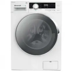 Brandt Lavadora Ojo De Buey 12 Kg 1400 Rpm - Wfb124qw