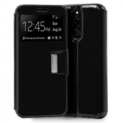 Cool Funda Flip Cover Liso Negro para Xiaomi Redmi 8 / 8A