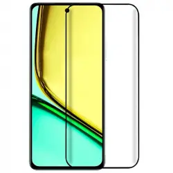 Cool Protector de Pantalla Cristal Templado FULL 3D Negro para Realme C67