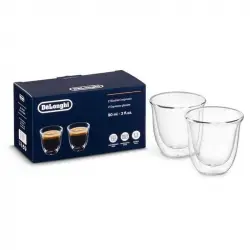 DeLonghi Juego de 2 Tazas Espresso 90 ml