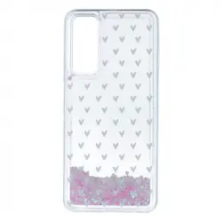 Funda Líquida Corazones Para Huawei P Smart 2021
