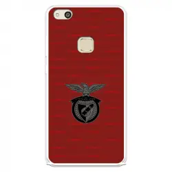 Funda Para Huawei P10 Lite Del Escudo Fondo Granate - Licencia Oficial Benfica