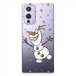 Funda Para Oneplus 9 Oficial De Disney Olaf Transparente - Frozen