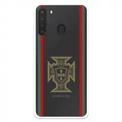 Funda Para Samsung Galaxy A21 Del Federación Portuguesa De Fútbol Escudo - Licencia Oficial Federación Portuguesa De Fú