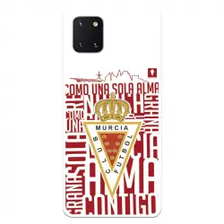 Funda Para Samsung Galaxy A81 Del Real Murcia Escudo Fondo Blanco - Licencia Oficial Real Murcia