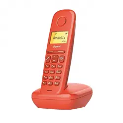 Gigaset - Teléfono Inalamábrico A170 Dect Rojo