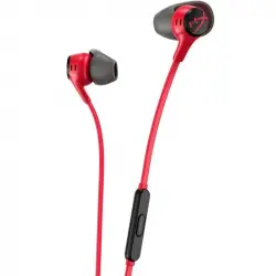 HyperX Earbuds II Auriculares Gaming Intraurales con Micrófono Rojos